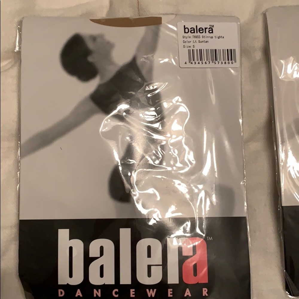 NWT Balera Lt Suntan Stirrup Tights